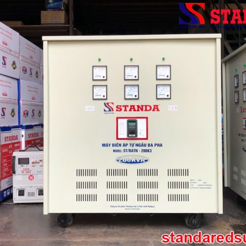 Biến áp tự ngẫu 200KVA Standa siêu bền bỉ chạy êm