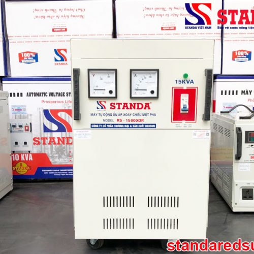 Ổn áp Standa 15KVA DR dải 90V – 250V dây đồng 100%