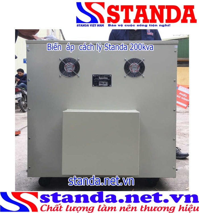 ảnh biên áp cách ly 200KVA 3 pha dây đồng 