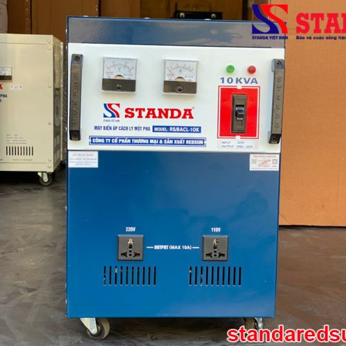 Biến áp cách ly 10KVA Standa 380V/220V/200V