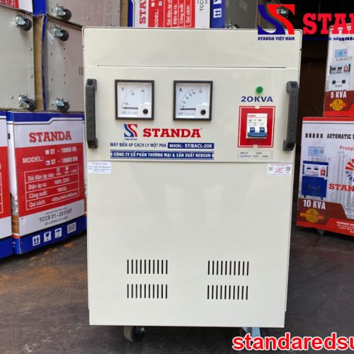 Biến áp cách ly Standa 20KVA 3 pha 380V/220V/200V