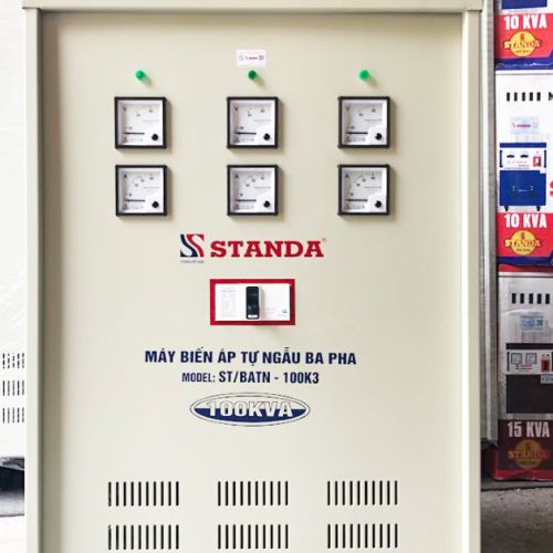 Biến áp tự ngẫu 100KVA Standa 3 pha 380V/220V/200V