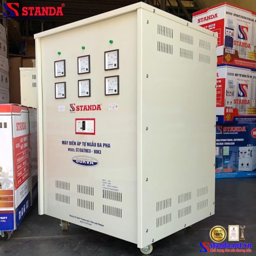 Biến áp tự ngẫu Standa 80KVA 3 pha