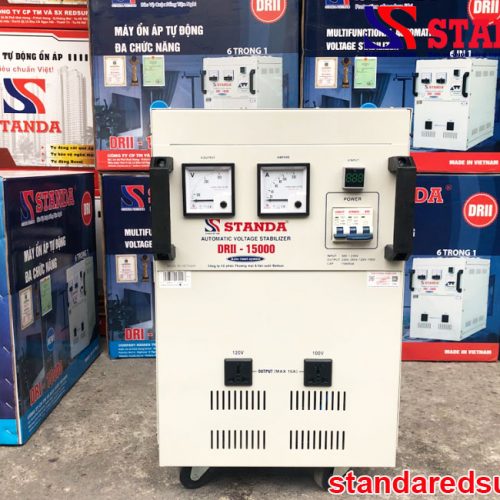 Ổn áp Standa 15KVA DRII dải 50V -250V đa chức năng thế hệ mới dây đồng 100%