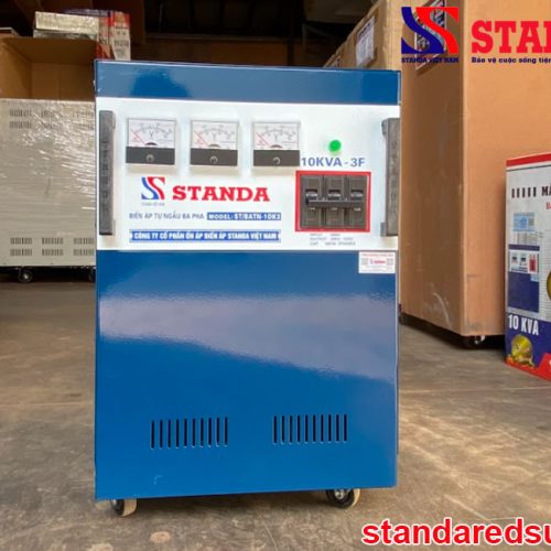 Biến áp tự ngẫu Standa 10KVA 3 pha bán chạy từ 1995 đến nay