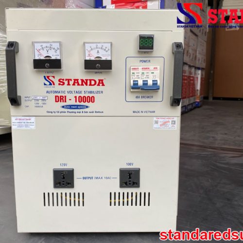 Ổn áp Standa 10KVA DRI dải 90V -250V đa chức năng thế hệ mới