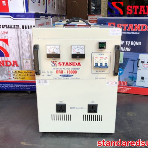 Ổn áp Standa 10KVA DRII dải 50V -250V đa chức năng thế hệ mới