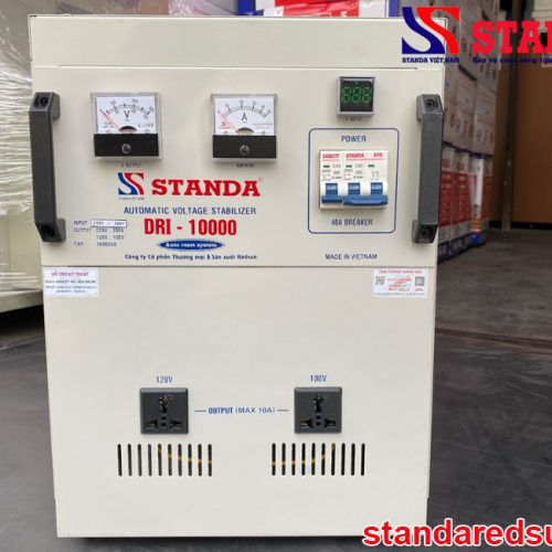 Ổn áp Standa 10KVA SH dải 150V – 380V máy đặt