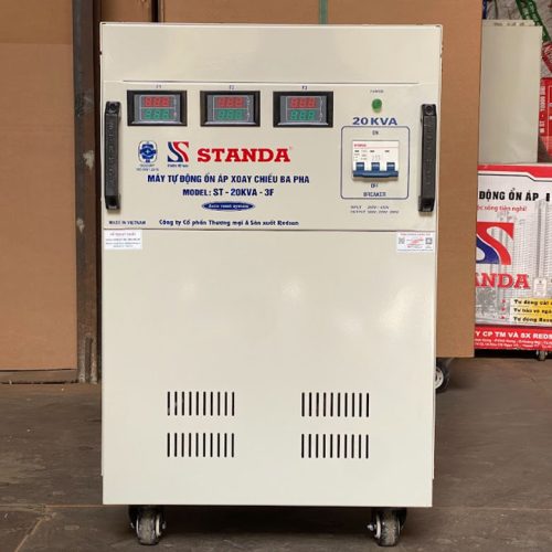 Ổn áp Standa 20KVA 3 pha dải điện áp 260V – 430V dây đồng 100%