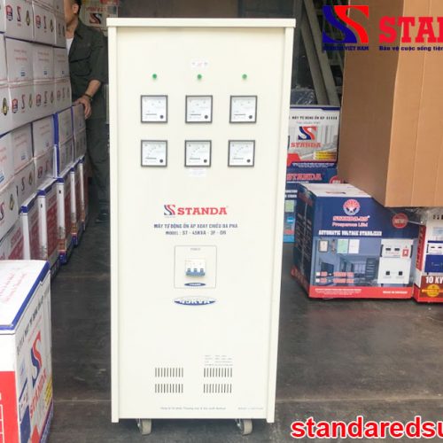 Ổn áp Standa 45KVA 3 pha dải 160V – 430V dây đồng 100% hàng chính hãng