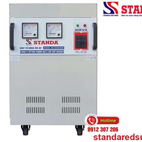 Ổn áp Standa 30KVA dải 90V – 250V dây đồng 100% xuất khẩu