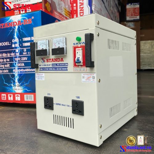 Ổn áp Standa 5KVA dải 50V – 250V dây đồng 100%