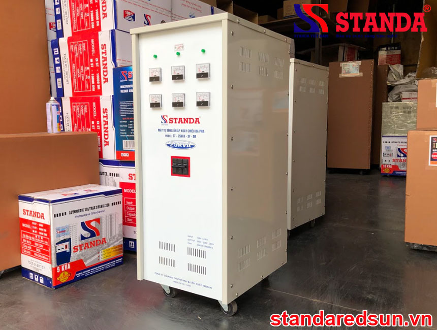 Ổn áp Standa 25KVA 3 pha dải 160V - 430V dây đồng 100% 4