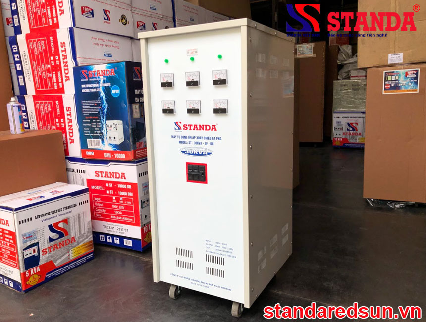 Ổn áp Standa 30KVA dải 160V – 430V dây đồng 100%